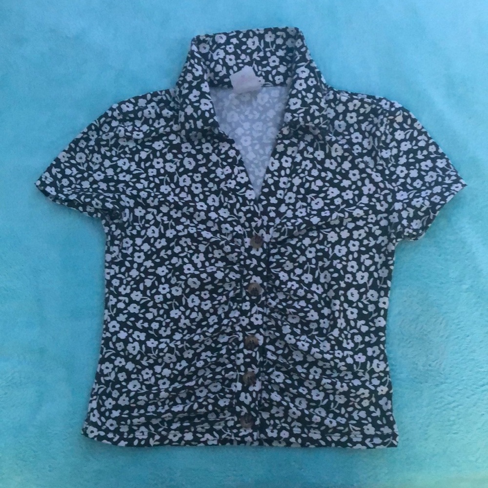 women’s floral crop top - Picture 1 of 1